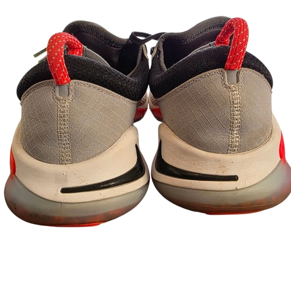 Nike Joyride Run Flyknit Gray Crimson Red Sneakers Men’s Size 13 Running Walking - Picture 4 of 9